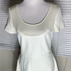 LikeMinded white stretchy dress medium